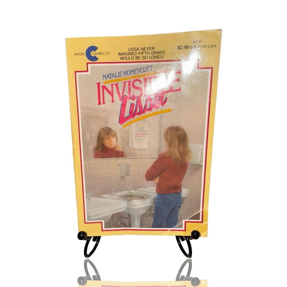 Invisible Lissa by Natalie Honeycutt Signed 1st Ed 1986 Avon Camelot Paperback